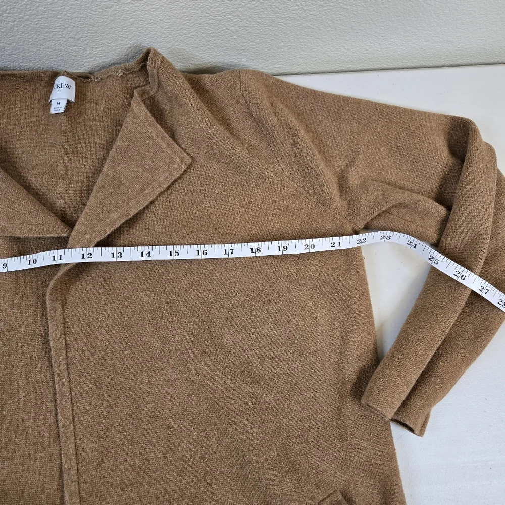 J. Crew Open Front Longline Cardigan Medium